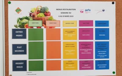 Menu de la semaine 6-8 & 11-16 Mars